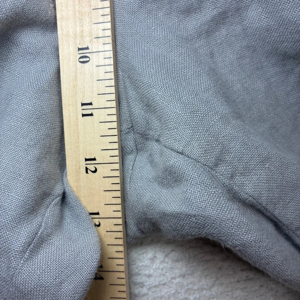 J Crew Ludlow Linen Pants Men 38x30 Gray Irish Preppy Cuff Dress Trouser Somelos